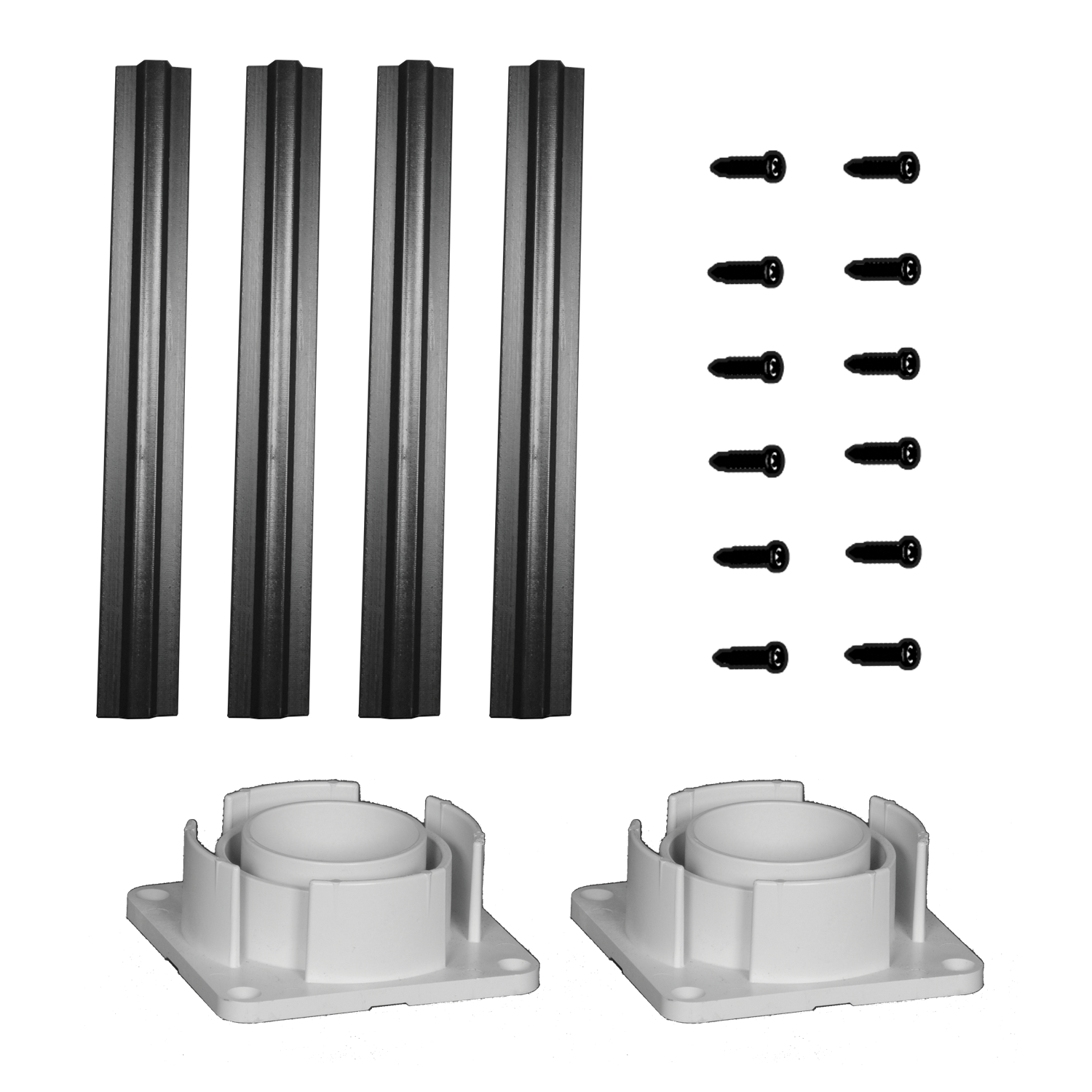 4″ Sq. Porch Post Structural Hardware Kit